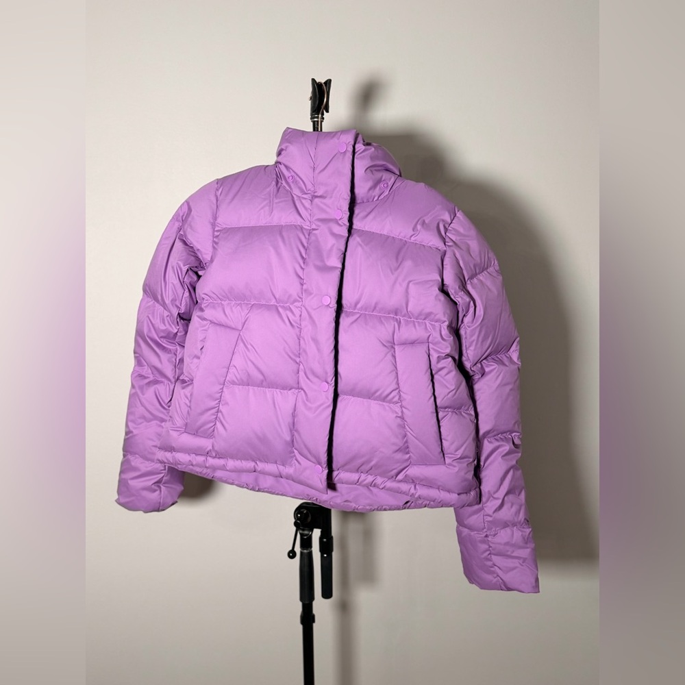 NWOT NEW Lululemon Wunder Puff Cropped Jacket Purple Blossom Light - Picture 6 of 10